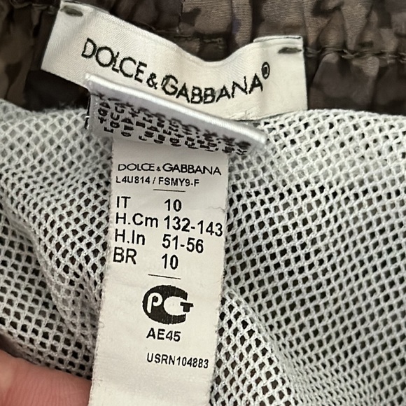 DOLCE & GABBANA Boys Swim Trunks Size 10 - Picture 8 of 8